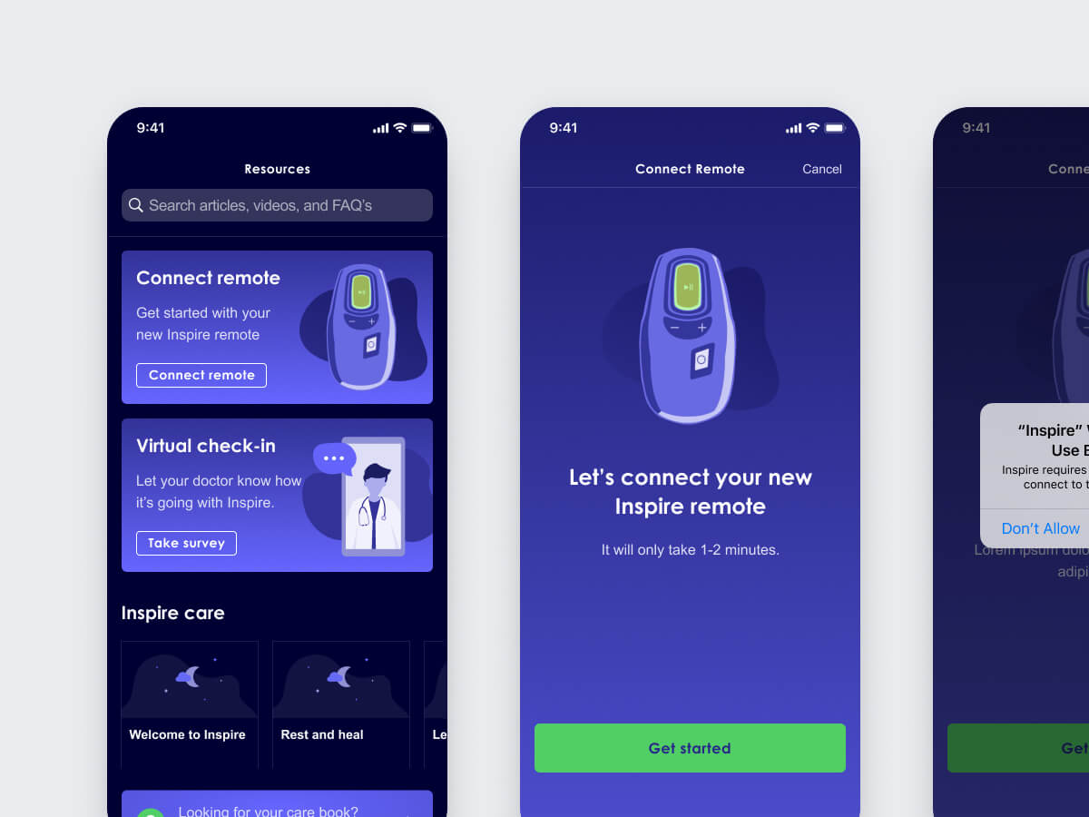 Inspire Sleep: Connected Device